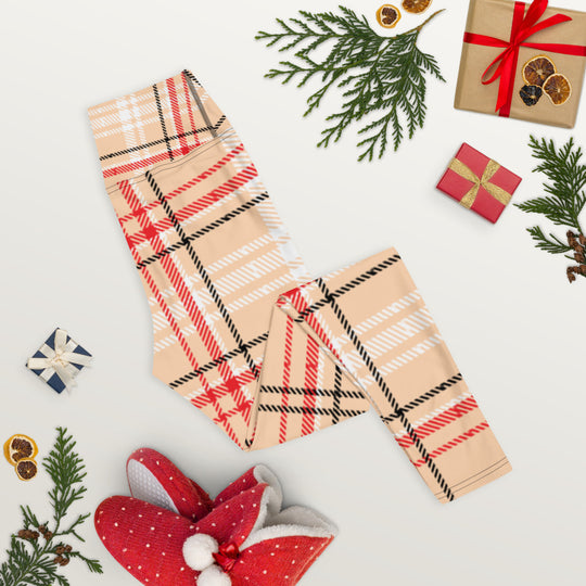 Burrrrrrberry Plaid Christmas Leggings