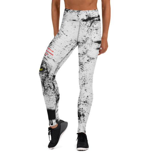 Holy Graffiti Scripture Leggings