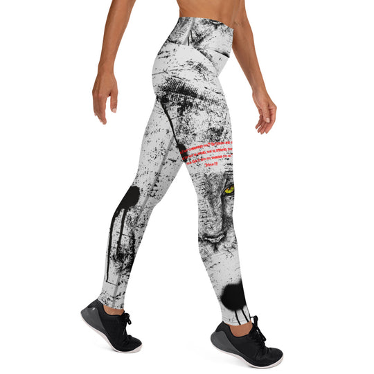 Holy Graffiti Scripture Leggings