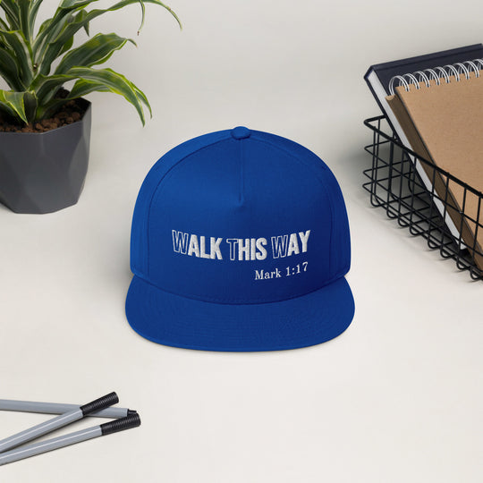 MARK: WALK THIS WAY Flat Bill Cap