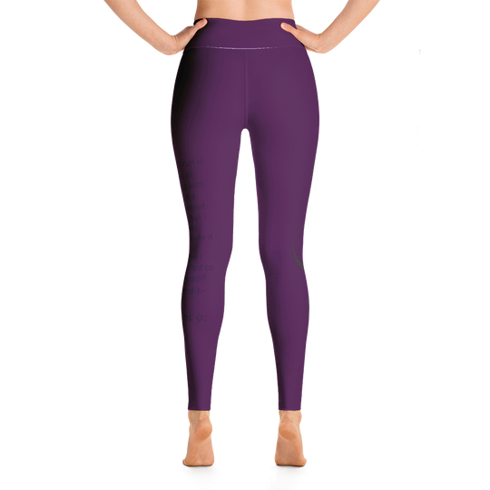 PURPLE CORINTHIANS  Yoga Leggings