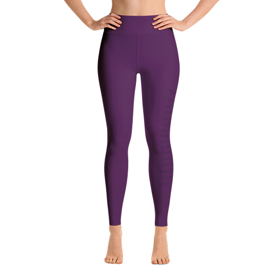 PURPLE CORINTHIANS  Yoga Leggings